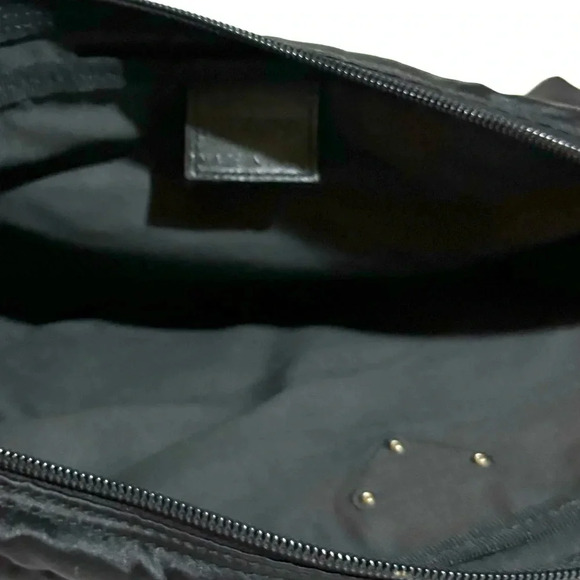 Prada black nylon oblong mini pouch   clutch  make up bag - Picture 7 of 10